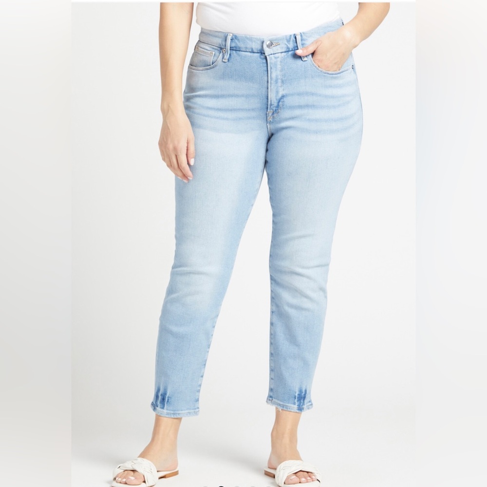 NWT Good American Good Legs Cigarette Jeans